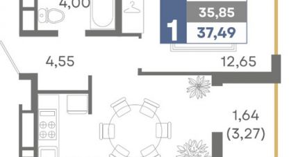 Купить 1 комнатную квартиру на улице Никанорова ул г. Симферополь . Фотография №4 Купить 1 комнатную квартиру на улице Никанорова ул г. Симферополь . Фотография №4