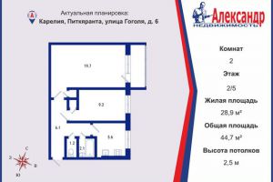 Продам квартиру 2-х комнатную с общей площадью 44.7м2, 2/5 эт., на улице Гоголя ул, г. Питкяранта, Карелия респ., Россия, агентство Интернет-партнер Продам квартиру 2-х комнатную с общей площадью 44.7м2, 2/5 эт., на улице Гоголя ул, г. Питкяранта, Карелия респ., Россия, агентство Интернет-партнер