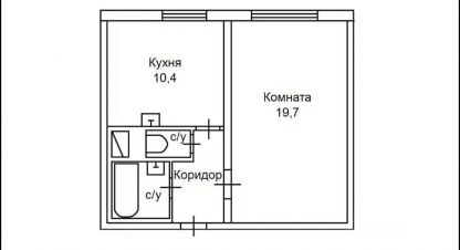 Купить квартиру 1 комнатную, 39 кв. м., Россия, г. Оренбург. Фотография №9