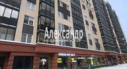 Продам квартиру с общей площадью 24м2, 6/12 эт., на улице Ленинградская всеволожский  мурино шувалова 39 подъезд, Всеволожский район, г. Мурино, Ленинградская обл., Россия, агентство Александр-Недвижимость. Фотография №1