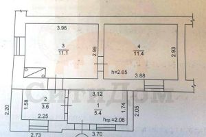 Продам квартиру 2-х комнатную с общей площадью 31.5м2, 1/1 эт., на улице Советская ул, г. Охотниково , Крым авт. респ., Россия, агентство СитиДом