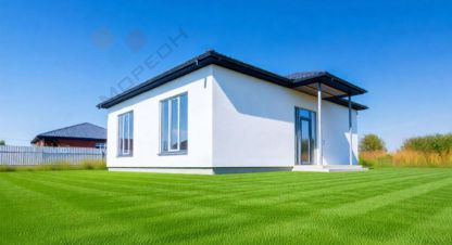 Купить дом 3-х комнатную, 90 кв. м. Фотография №1 Продам дом 3-х комнатный с общей площадью 90м2, на улице Шоссейный пер, г. Козет аул, Адыгея респ., Россия, агентство Мореон Инвест. Фотография №1