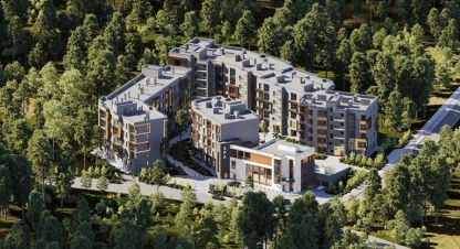 Продам квартиру 2-х комнатную с общей площадью 76.8м2, 2/5 эт., на улице Ольховая, г. Светлогорск, Калининградская обл., Россия, агентство Home Invest. Фотография №1