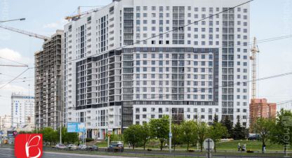 Купить квартиру 2-х комнатную, 66.7 кв. м. Фотография №1 Продам квартиру 2-х комнатную с общей площадью 66.7м2, 17/19 эт., на улице Притыцкого ул, г. Минск, Минск, Беларусь, агентство Мольнар. Фотография №1