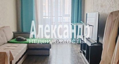 Продам квартиру 1 комнатную с общей площадью 32.9м2, 10/18 эт., на улице Ленинградская всеволожский  заневскоеское поселение кудрово ленинградская, Всеволожский район, г. Кудрово, Ленинградская обл., Россия, агентство Александр-Недвижимость. Фотография №1