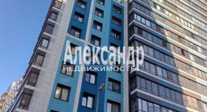 Продам квартиру 2-х комнатную с общей площадью 52.6м2, 16/25 эт., на улице Ленинградская всеволожский  мурино шувалова 44 подъезд, Всеволожский район, г. Мурино, Ленинградская обл., Россия, агентство Александр-Недвижимость. Фотография №1