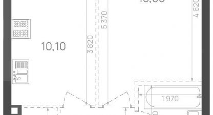 Купить квартиру 1 комнатную, 37.5 кв. м. Фотография №1 Продам квартиру 1 комнатную с общей площадью 37.5м2, 5/24 эт., на улице Краснококшайская, г. Казань, Татарстан респ., Россия, агентство ЦН Авега. Фотография №1