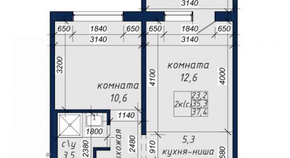 Продаётся 2-х комнатная квартира в г. Барнаул. Фотография №6 Продаётся 2-х комнатная квартира в г. Барнаул. Фотография №6
