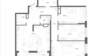 Купить 4-х комнатную квартиру в г. Пенза. Фотография №2