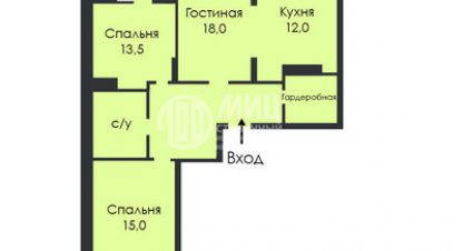 Купить 3-х комнатную квартиру в г. Базарово д.. Фотография №2