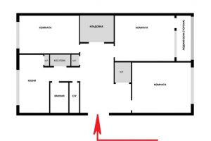 Продам квартиру 3-х комнатную с общей площадью 73м2, 4/5 эт., на улице Школьная ул, г. Малое Верево, Ленинградская обл., Россия, агентство Интернет-партнер