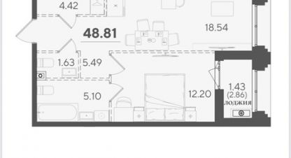 Купить 2-х комнатную квартиру в г. Казань. Фотография №2