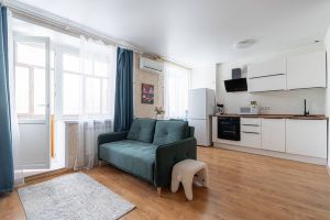 Продам квартиру 1 комнатную с общей площадью 30.7м2, 6/9 эт., на улице Ибрагимова пр-кт, Московский район, г. Казань, Татарстан респ., Россия, агентство Интернет-партнер