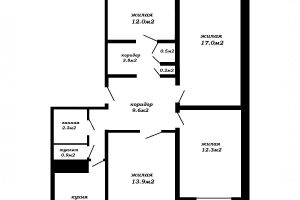 Продам квартиру 4-х комнатную с общей площадью 79.6м2, 1/9 эт., на улице Бакинская ул, ОКТЯБРЬСКИЙ РАЙОН район, г. Минск, Минск, Беларусь, агентство Мольнар