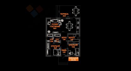 Купить дом 3-х комнатную, 90 кв. м., Россия, г. Козет аул. Фотография №8