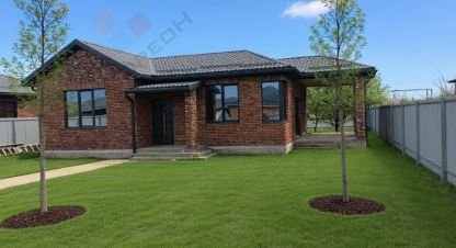 Продам дом 4-х комнатный с общей площадью 140м2, на улице Калинина ул, г. Козет аул, Адыгея респ., Россия, агентство Мореон Инвест. Фотография №1