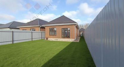 Купить дом 3-х комнатную, 80 кв. м. Фотография №1 Продам дом 3-х комнатный с общей площадью 80м2, на улице Им гагарина ул, г. Южный, Краснодарский край, Россия, агентство Мореон Инвест. Фотография №1