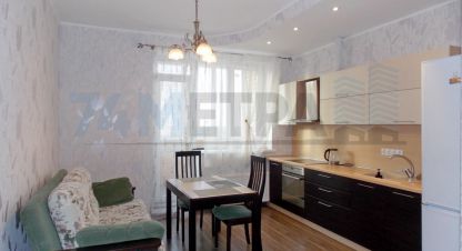 Сдам квартиру 1 комнатную с общей площадью 58м2, 10/16 эт., на улице Аношкина ул, Курчатовский район район, г. Челябинск, Челябинская обл., Россия, агентство 74 метра. Фотография №1