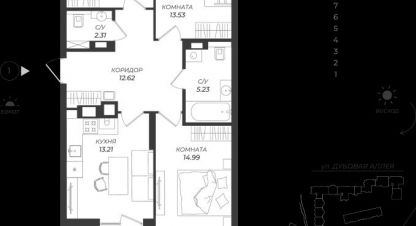Купить квартиру 3-х комнатную, 75 кв. м. Фотография №1 Продам квартиру 3-х комнатную с общей площадью 75м2, 1/9 эт., на улице Большая окружная 1-я, Центральный район, г. Калининград, Калининградская обл., Россия, агентство Home Invest. Фотография №1