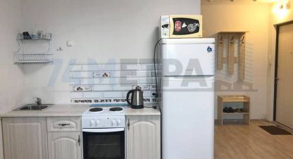 Сдам квартиру 1 комнатную с общей площадью 26м2, 4/18 эт., на улице Овчинникова, Советский район район, г. Челябинск, Челябинская обл., Россия, агентство 74 метра. Фотография №1