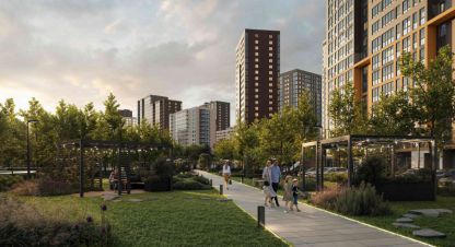 Продам квартиру 3-х комнатную с общей площадью 74м2, 4/23 эт., на улице Новосаратовская, г. Новосаратовка, Ленинградская обл., Россия, агентство ЦН Авега. Фотография №1