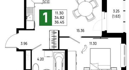 Купить квартиру 3-х комнатную, 74 кв. м., Россия, г. Новосаратовка. Фотография №9