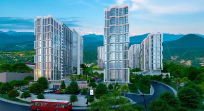 Купить квартиру 1 комнатную, 37.9 кв. м. Фотография №1 Продам квартиру 1 комнатную с общей площадью 37.9м2, 18/19 эт., на улице Ясногорская, г. Сочи, Краснодарский край, Россия, агентство ЦН Авега. Фотография №1