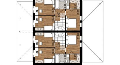 Купить 3-х комнатную коттедж/дачу на улице Чехова г. Жилой комплекс экопарк. Фотография №4