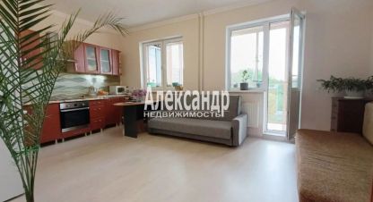 Продам квартиру с общей площадью 27.3м2, 5/13 эт., на улице Ленинградская всеволожский  мурино оборонная, Всеволожский район, г. Мурино, Ленинградская обл., Россия, агентство Александр-Недвижимость. Фотография №1