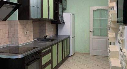 Снять квартиру 1 комнатную, 53 кв. м. Фотография №1 Сдам квартиру 1 комнатную с общей площадью 53м2, 8/16 эт., на улице Кадетський гай вул, Соломенский район, г. Киев, Киев, Украина, агентство Aspo.biz. Фотография №1